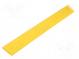 Teplom zmrštiteľná trubička  bez lepidla  2  1  6,4mm  L  1m  žltá