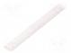 Teplom zmrštiteľná trubička  bez lepidla  2  1  9,5mm  L  1m  biela