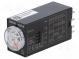 Časové relé  0,1s÷10min  DPDT  250VAC/5A  24VDC  pätica  -10÷55°C
