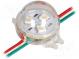 LED  RGB  IP68  Poč.diód  3  Puzd  5050,PLCC6  30x23mm  12V