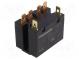 Relé  elektromagnetické  DPST-NO  Ucievky  12VDC  Rad  HE  na panel