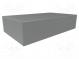 Kryt  základňa puzdra  X  254mm  Y  432mm  Z  102mm  1441  oceľ  šedá