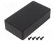 Kryt  univerzálny  1550  X 64mm  Y 115mm  Z 30mm  hliník  čierna