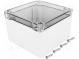 Kryt  univerzálny  X  120mm  Y  120mm  Z  80mm  1554  polykarbonát