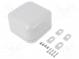 Kryt  univerzálny  X  120mm  Y  120mm  Z  70mm  polykarbonát  IP68
