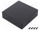 Kryt  univerzálny  X  120mm  Y  120mm  Z  34mm  1590W  hliník  čierna