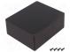 Kryt  univerzálny  1590  X 121mm  Y 145mm  Z 52mm  hliník  čierna