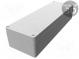 Kryt  univerzálny  X  120mm  Y  361mm  Z  80mm  1590Z  hliník  šedá