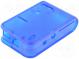 Kryt  pre počítač  Raspberry Pi  ABS  modrá  X 65,5mm  Y 104,2mm