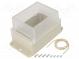 Kryt  univerzálny  X  85mm  Y  125mm  Z  85mm  s úchytkami  Ritec  ABS