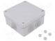Kryt  prepojovacia skrinka  X 113mm  Y 113mm  Z 58mm  na omietku