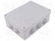 Kryt  prepojovacia skrinka  X 149mm  Y 199mm  Z 77mm  na omietku