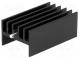 Chladič  extrudovaný  H  TO220  čierna  L 40mm  W 23,3mm  H 16,5mm