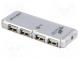 Hub USB  USB 1.1,USB 2.0  biela  Počet portov  4  480Mbps  0,06m