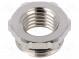 Redukcia závitu pre priechodky  Vnút.závit  M12  mosadz  nikel