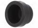 Záslepka  Mat  elastomer  Seal Plug DS  12mm  čierna  -20÷80°C