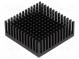 Chladič  extrudovaný  čierna  L 43,1mm  W 43,1mm  H 16,51mm