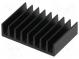 Chladič  extrudovaný  čierna  L 13mm  W 19mm  H 4,8mm  29K/W