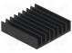 Chladič  extrudovaný  čierna  L 19mm  W 19mm  H 4,8mm  22K/W