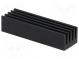 Chladič  extrudovaný  čierna  L 26mm  W 8mm  H 6mm  26K/W  hliník