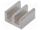 Chladič  extrudovaný  L 10mm  W 10mm  H 6mm  70K/W  hliník