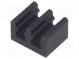 Chladič  extrudovaný  čierna  L 8mm  W 10mm  H 6mm  73K/W  hliník