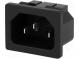 Konektor  napájacie AC  zásuvka  vidlica  10A  250VAC  IEC 60320