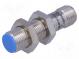 Senzor  indukčný  10÷30VDC  M12  IP67  200mA  -25÷75°C  Mat  mosadz