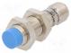 Senzor  indukčný  10÷30VDC  M12  IP67  200mA  -25÷75°C  Mat  mosadz