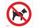 Bezpečnostné značky  zákazová  Mat  PVC  W  200mm  H  200mm