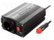 Menič  automobilový DC/AC  350W  Uvýst  230VAC  10,5÷15,5VDC  92%