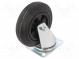 Transportné koleso  Ø  160mm  W  40mm  H  195mm  otočné  150kg  guma