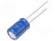 Kondenzátor  elektrolytický  THT  470uF  10VDC  Ø8x11,5mm  ±20%