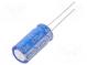 Kondenzátor  elektrolytický  THT  470uF  35VDC  Ø10x20mm  ±20%