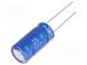 Kondenzátor  elektrolytický  THT  680uF  25VDC  Ø10x20mm  ±20%