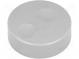 Gombík  bez ukazovateľa  plast  Pr.hriad  6mm  Ø39,6x13,5mm  šedá