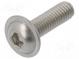Skrutka  s lemom  M4x14  Hlavica  guľatá  imbus  HEX 2,5mm
