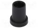 Gombík  kónická  termoplast  Pr.hriad  6mm  Ø14x18mm  čierna