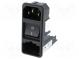 Konektor  napájacie AC  zásuvka  vidlica  10A  250VAC  IEC 60320
