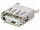 Zásuvka  USB A  na PCB  THT  PIN  4  priamy  V  USB 2.0  1A  30V