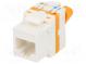 Zásuvka  RJ45  PIN  8  Keystone  Usporiad.kol  8p8c  IDC