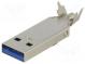 Zástrčka  USB A  na kábel  spájkovanie  priamy  V  USB 3.0  1A  30V