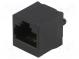 Zásuvka  RJ45  PIN  8  Usporiad.kol  8p8c  THT  na PCB  priamy