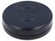 Kryt  pre poplachové zar  ABS  čierna  Ø  70mm  H  18mm