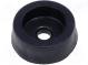 Nožička  H  5mm  čierna  guma  Rozm  Ø14mm  Øpr.mont.otv  2,9mm