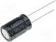 Kondenzátor  elektrolytický  THT  1000uF  16VDC  Ø10x16mm  ±20%