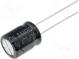 Kondenzátor  elektrolytický  THT  470uF  25VDC  Ø10x12,5mm  ±20%