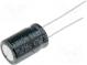 Kondenzátor  elektrolytický  THT  470uF  35VDC  Ø10x16mm  ±20%