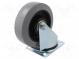 Transportné koleso  Ø  160mm  W  50mm  H  195mm  otočné  350kg  guma