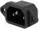 Konektor  napájacie AC  zásuvka  vidlica  10A  250VAC  IEC 60320